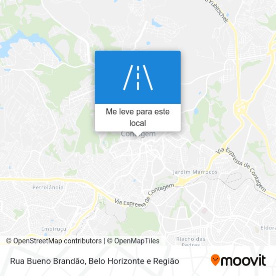 Rua Bueno Brandão mapa