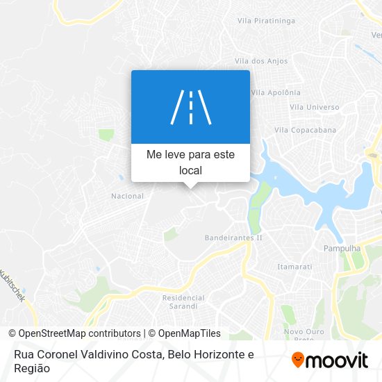 Rua Coronel Valdivino Costa mapa