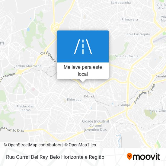 Rua Curral Del Rey mapa