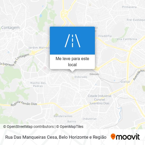 Rua Das Manqueiras Cesa mapa