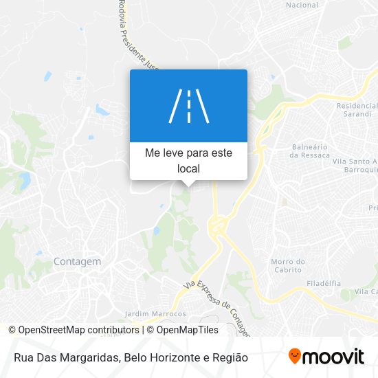 Rua Das Margaridas mapa