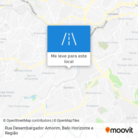 Rua Desembargador Amorim mapa