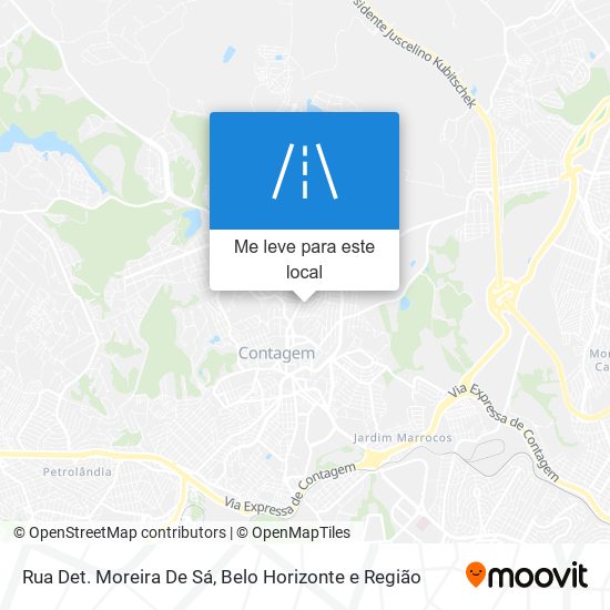 Rua Det. Moreira De Sá mapa