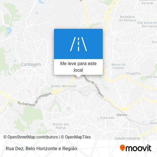 Rua Dez mapa