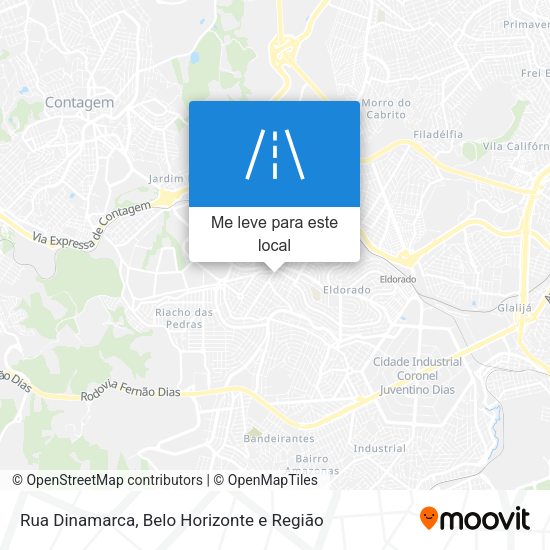 Rua Dinamarca mapa