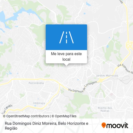 Rua Domingos Diniz Moreira mapa