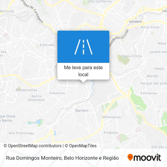 Rua Domingos Monteiro mapa