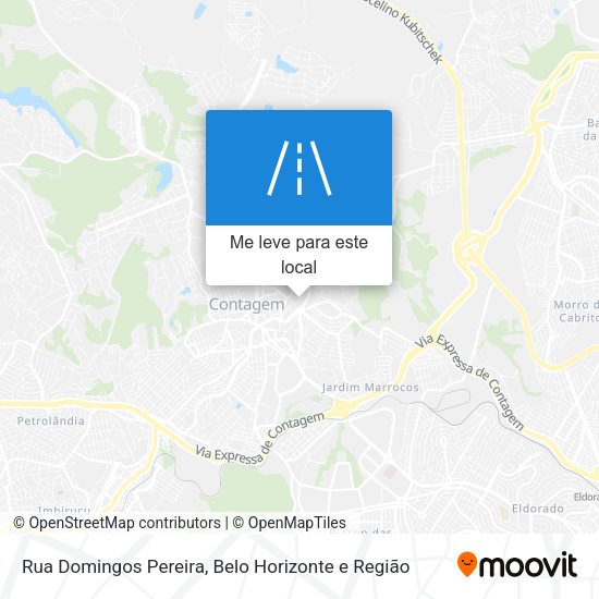 Rua Domingos Pereira mapa