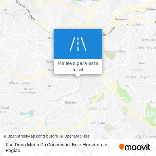 Rua Dona Maria Da Conceição mapa