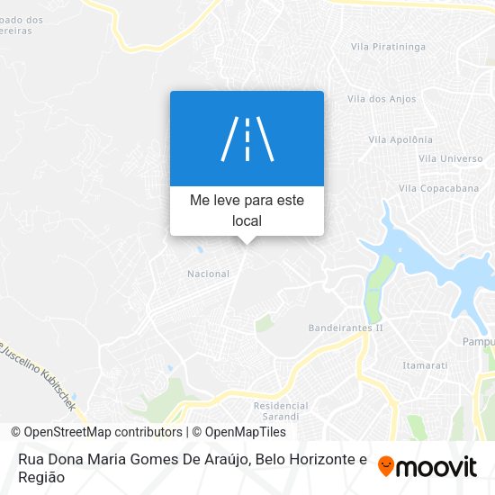 Rua Dona Maria Gomes De Araújo mapa