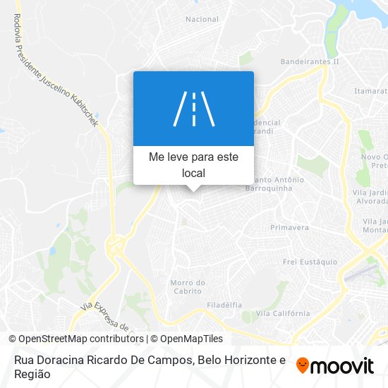 Rua Doracina Ricardo De Campos mapa