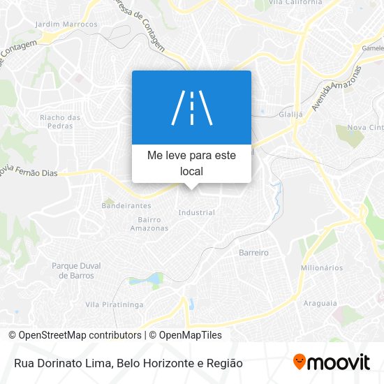 Rua Dorinato Lima mapa
