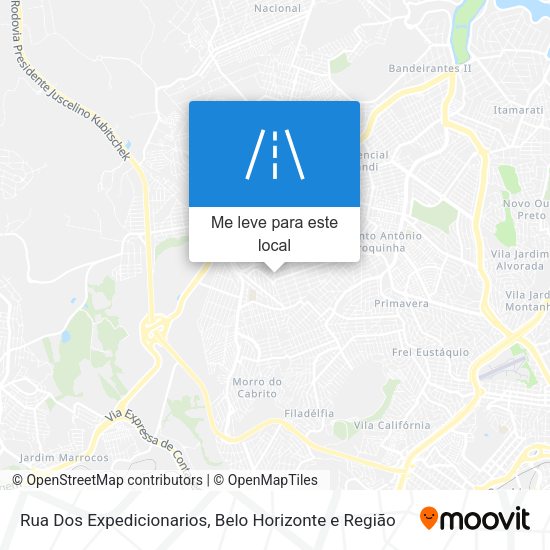 Rua Dos Expedicionarios mapa