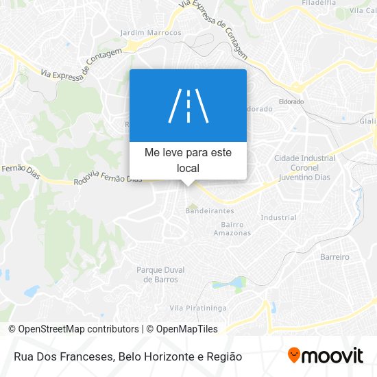 Rua Dos Franceses mapa