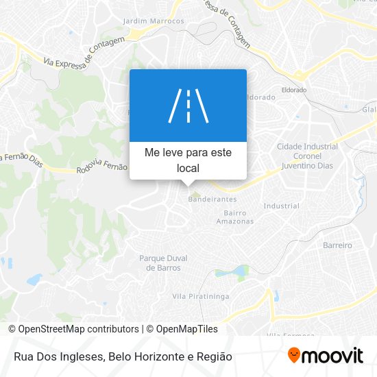 Rua Dos Ingleses mapa