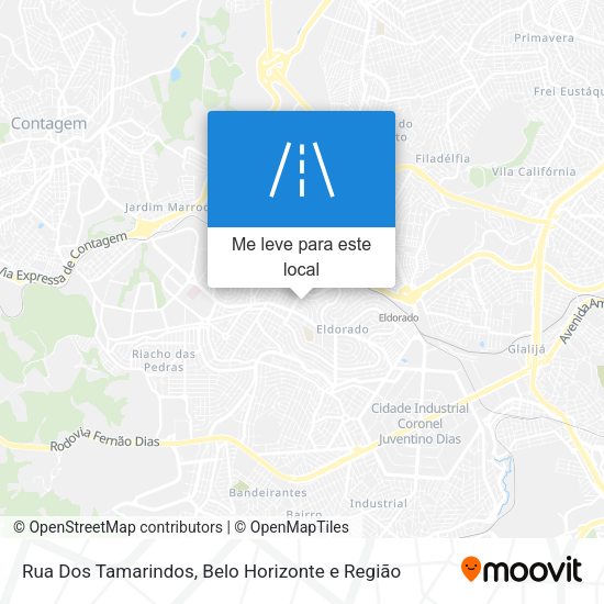 Rua Dos Tamarindos mapa