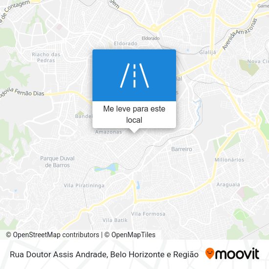 Rua Doutor Assis Andrade mapa