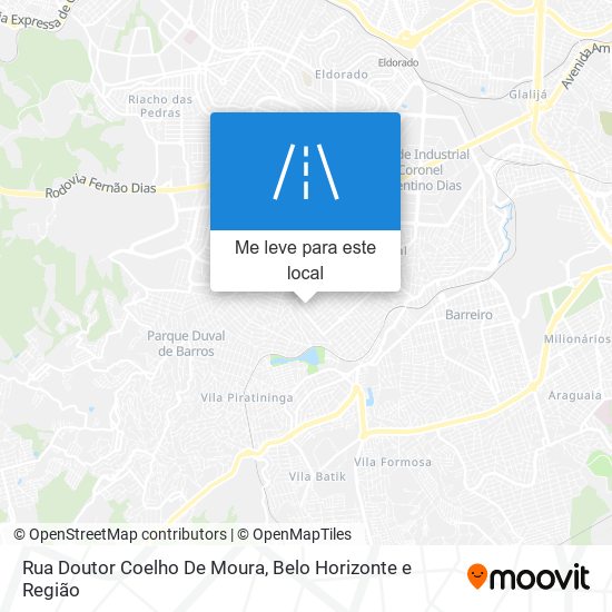 Rua Doutor Coelho De Moura mapa