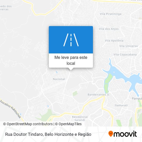 Rua Doutor Tindaro mapa