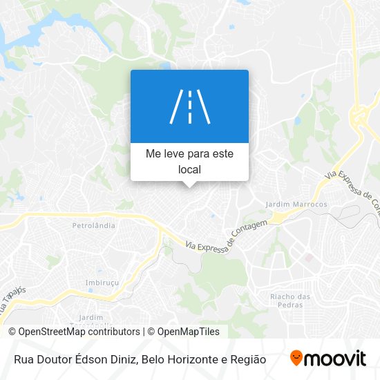 Rua Doutor Édson Diniz mapa