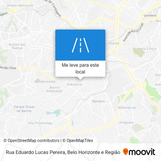 Rua Eduardo Lucas Pereira mapa