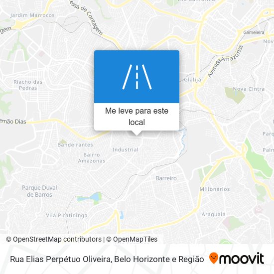 Rua Elias Perpétuo Oliveira mapa