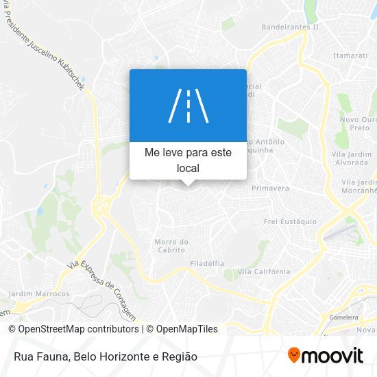 Rua Fauna mapa