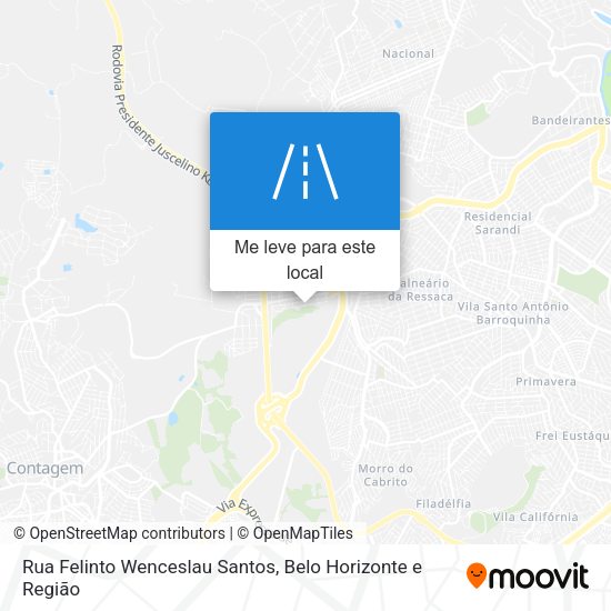 Rua Felinto Wenceslau Santos mapa