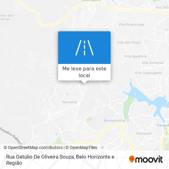 Rua Getúlio De Oliveira Souza mapa