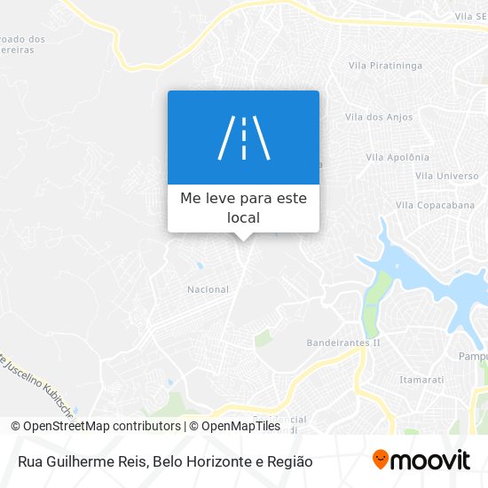 Rua Guilherme Reis mapa