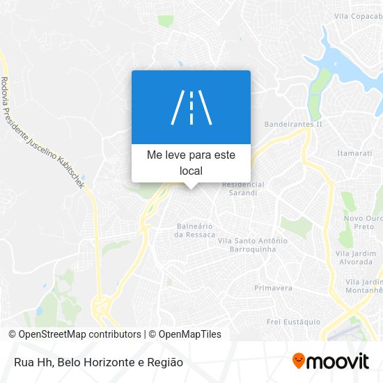 Rua Hh mapa
