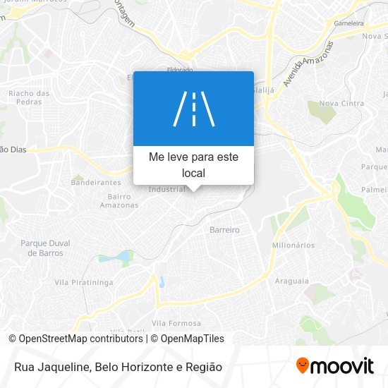 Rua Jaqueline mapa