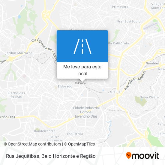 Rua Jequitibas mapa