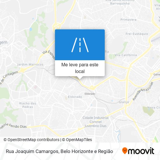 Rua Joaquim Camargos mapa