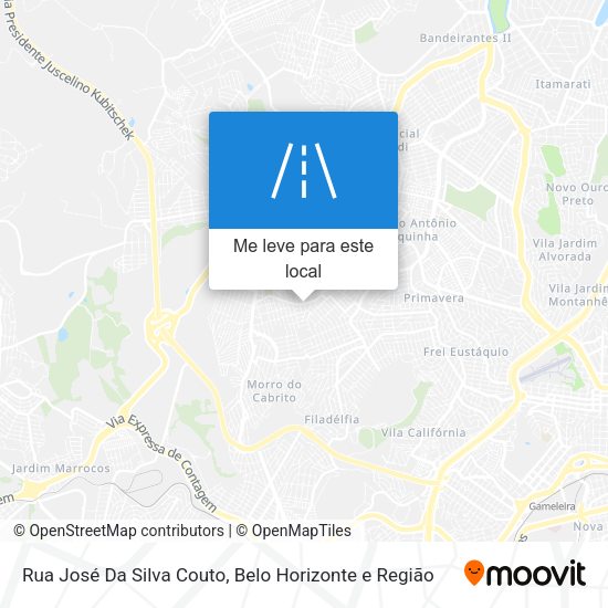 Rua José Da Silva Couto mapa