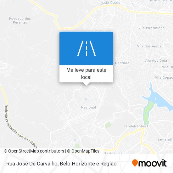 Rua José De Carvalho mapa