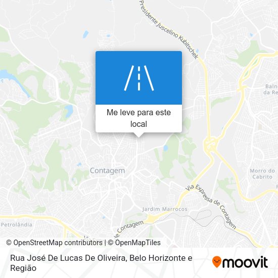Rua José De Lucas De Oliveira mapa