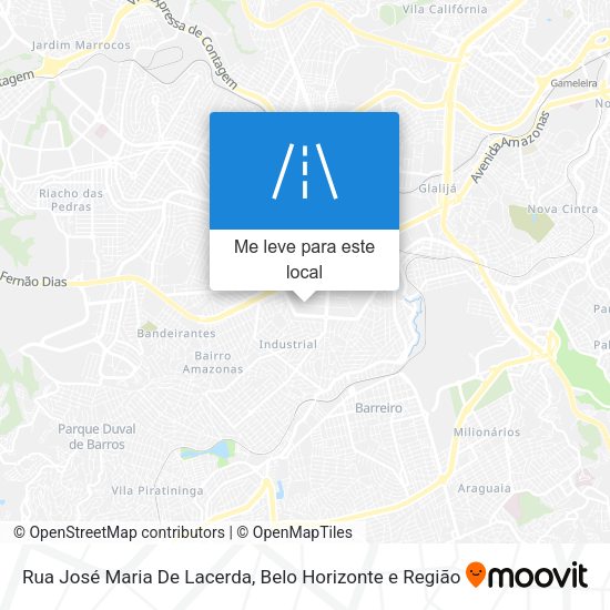 Rua José Maria De Lacerda mapa