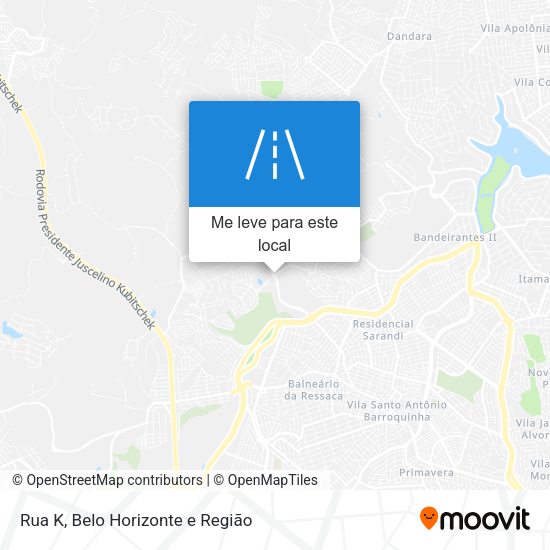 Rua K mapa