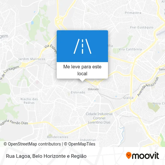 Rua Lagoa mapa