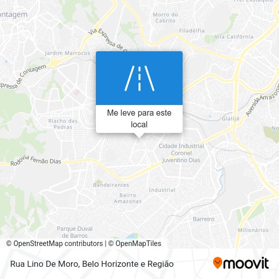 Rua Lino De Moro mapa