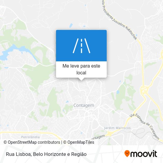 Rua Lisboa mapa