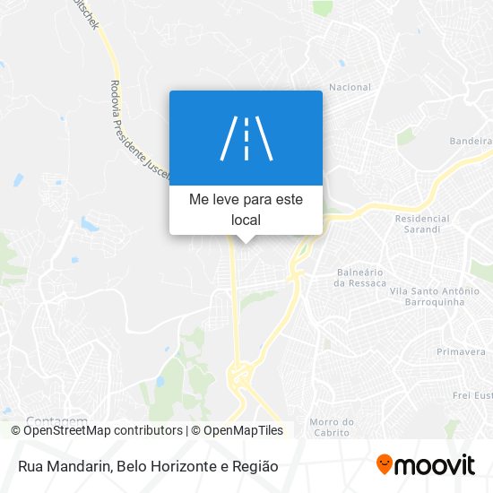 Rua Mandarin mapa