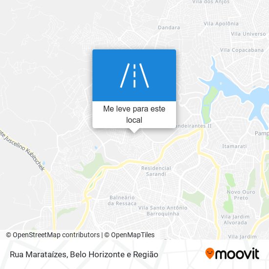 Rua Marataízes mapa