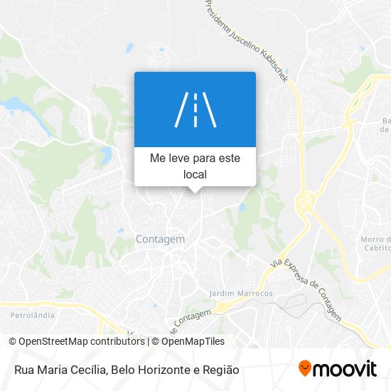 Rua Maria Cecília mapa