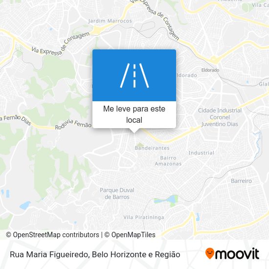 Rua Maria Figueiredo mapa