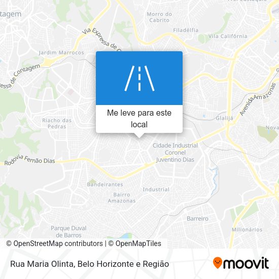 Rua Maria Olinta mapa