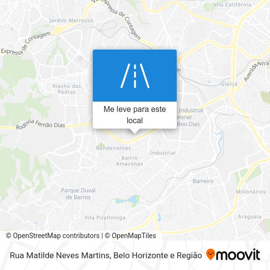 Rua Matilde Neves Martins mapa