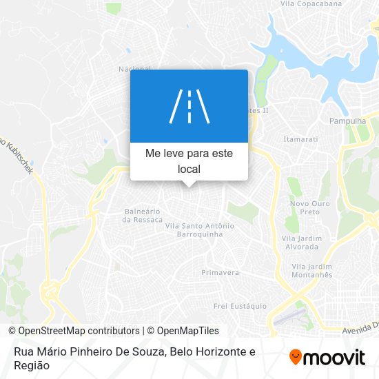 Rua Mário Pinheiro De Souza mapa