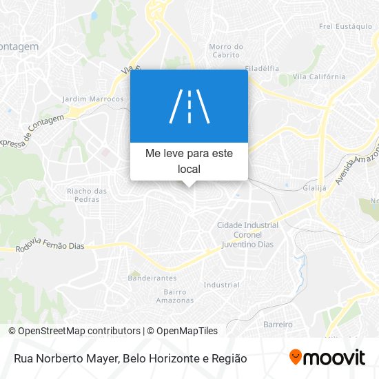 Rua Norberto Mayer mapa